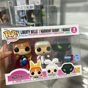 Funko Pop! Animation: Powerpuff Girls NYCC Exclusive NIB Ready To Ship GLOW